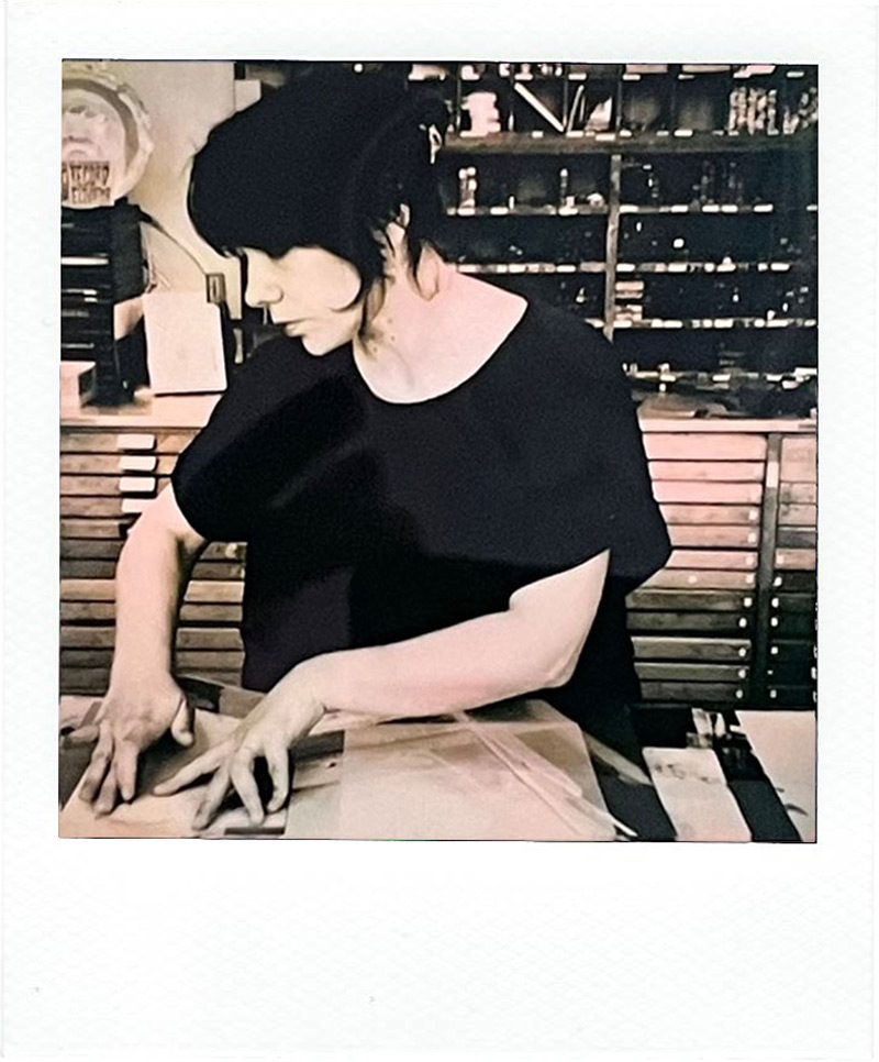 Polaroid portrait of Anna