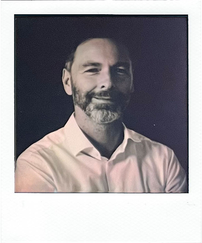 Polaroid portrait of Cornelius