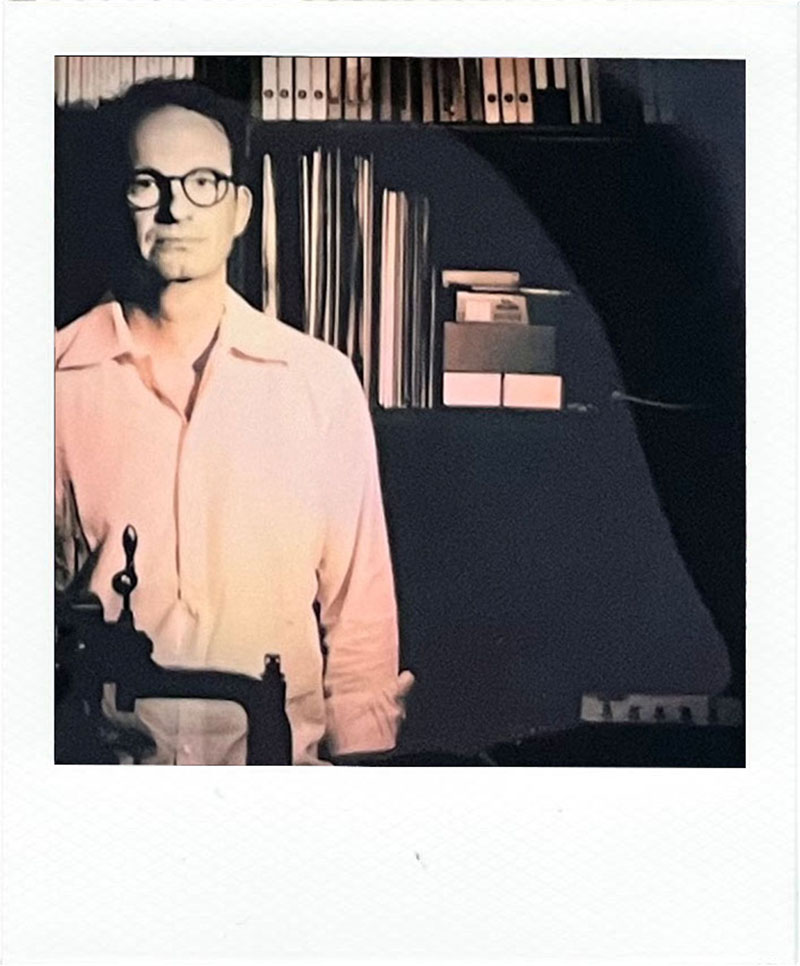 Polaroid portrait of Doc