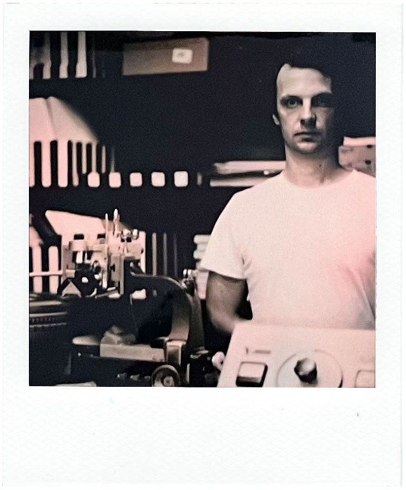 Polaroid portrait of Lukas